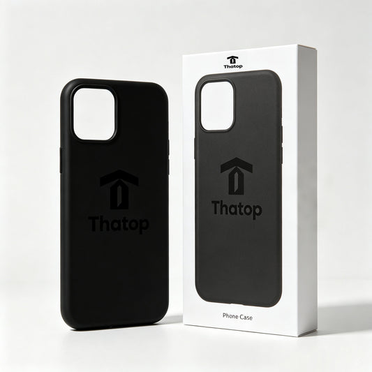 Thatop Silicone Phone Case, Soft Shockproof Mobile Phone Cover, Slim Matte Protective Case, Anti-Scratch Non-Slip Phone Shell for Smartphone