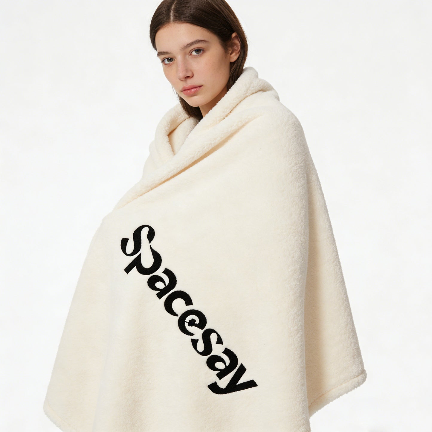 【Spacesay Plush Throw Blanket】—— Cozy Comfort for Every Quiet Moment