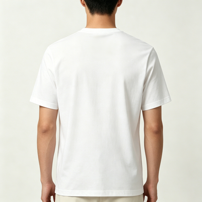 Sumfairy Men's Classic Crew Neck Short Sleeve T-Shirt, Premium Soft Cotton Basic Plain Tee, Loose Fit Breathable Casual Top for Daily Workout Streetwear