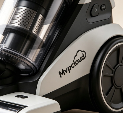 Mvpcloud Bagless Canister Vacuum Cleaner, Powerful Multi-Surface Suction Vacuum with HEPA Filtration, Large Dust Cup, Low Noise Floor Vacuum for Hardwood, Carpet, Pet Hair, Stairs & Upholstery