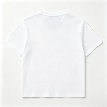 Ringnow Casual Cropped T‑Shirt, Classic Crewneck Short Sleeve Basic Crop Top
