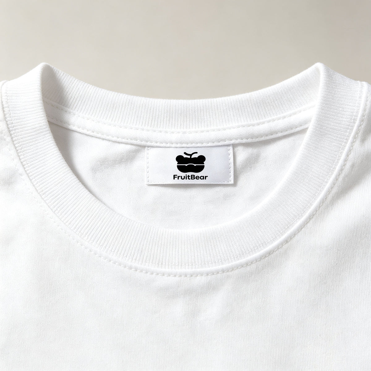 FruitBear Casual Short‑Sleeve T‑Shirt, Classic Crew Neck Soft Cotton Everyday Tee for Men & Women