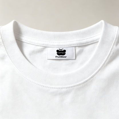 FruitBear Casual Short‑Sleeve T‑Shirt, Classic Crew Neck Soft Cotton Everyday Tee for Men & Women