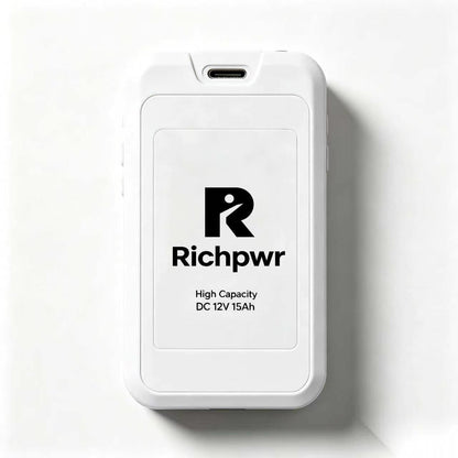 Richpwr 12V 15Ah High Capacity Rechargeable Power Battery, Portable DC Backup Power Supply for Outdoor and Household Emergency Use