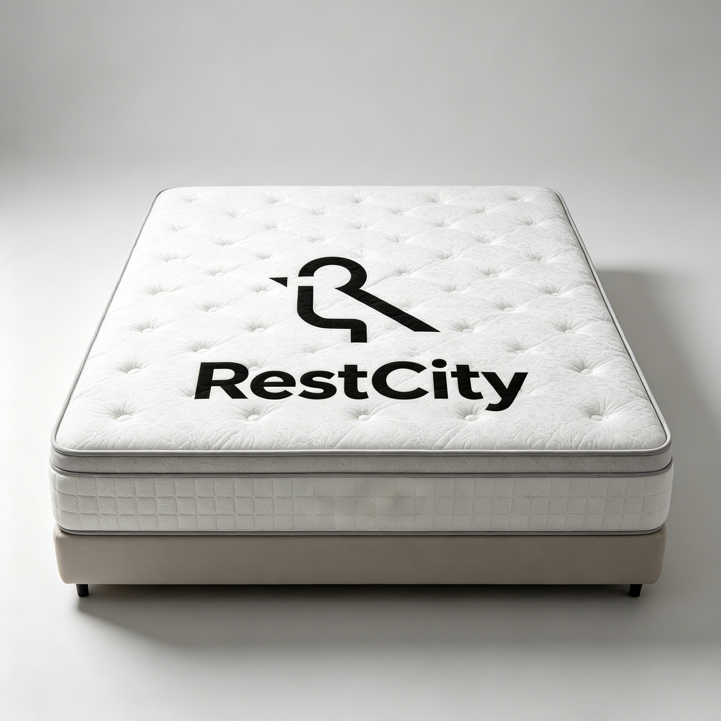 RestCity Hybrid Mattress, Queen Size, Memory Foam & Pocket Spring, Medium Firm, Motion Isolation, Bed-in-a-Box