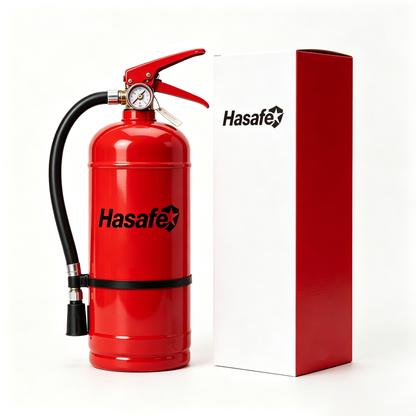 Hasafe Portable Multi-Class Fire Extinguisher, Wall Mountable Fire Safety Canister with Pressure Indicator for Household RV Apartment Small Business