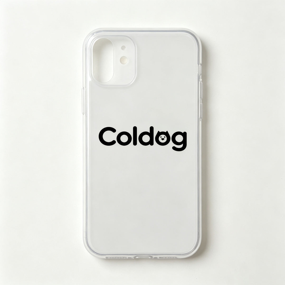 Coldog Clear Phone Case, Slim Transparent Shock‑Absorbing Protective Cover, Flexible Anti‑Yellowing Cell Phone Case for Daily Use