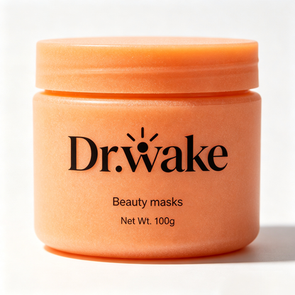 Dr.wake Hydrating Brightening Beauty Mask, Deep Moisturizing Exfoliating Clay Mask for Dull Uneven Skin Tone, Skin Repair Sleep Mask For All Skin Types