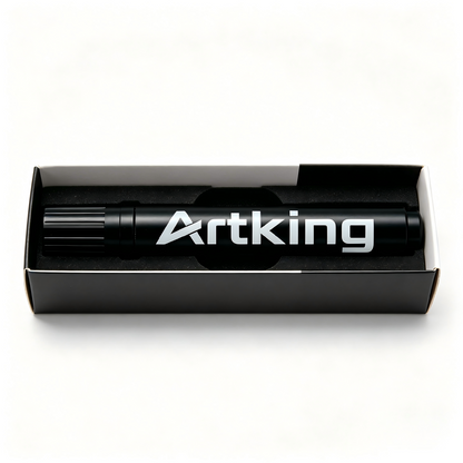 Artking Permanent Marker Pens, Waterproof Quick-Dry, Black Ink Markers for School, Office, Art Projects, Glass, Wood Plastic
