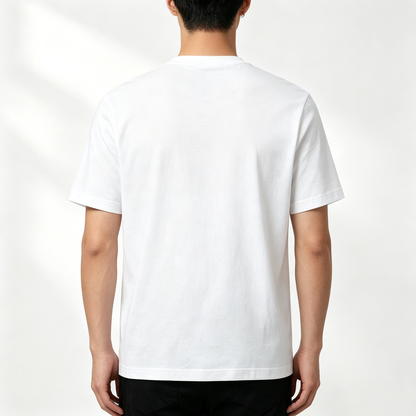 Ivodock Men’s Crew Neck Cotton Short Sleeve T-Shirt, Classic Ship Wheel Logo Graphic Tee, Loose Fit Casual Basic T Shirts for Daily Outdoor Sports