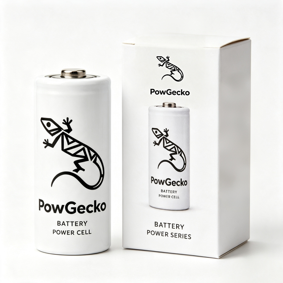 PowGecko Long‑Life Power Cell Batteries, 6‑Pack, Wide Compatibility for Daily Electronic Devices