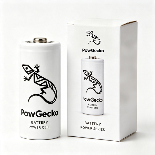 PowGecko Long‑Life Power Cell Batteries, 6‑Pack, Wide Compatibility for Daily Electronic Devices