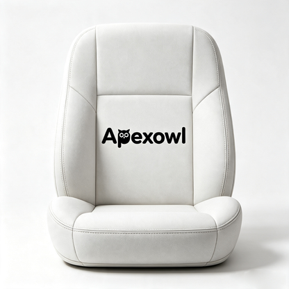 Apexowl Full Set Vehicle Seat Cushion, Premium Faux Leather Car Seat Covers, Ergonomic Support Seat Protector for Sedan SUV Truck, Comfortable All-Season Auto Seat Pad