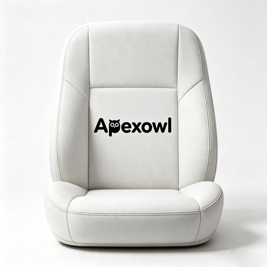 Apexowl Full Set Vehicle Seat Cushion, Premium Faux Leather Car Seat Covers, Ergonomic Support Seat Protector for Sedan SUV Truck, Comfortable All-Season Auto Seat Pad