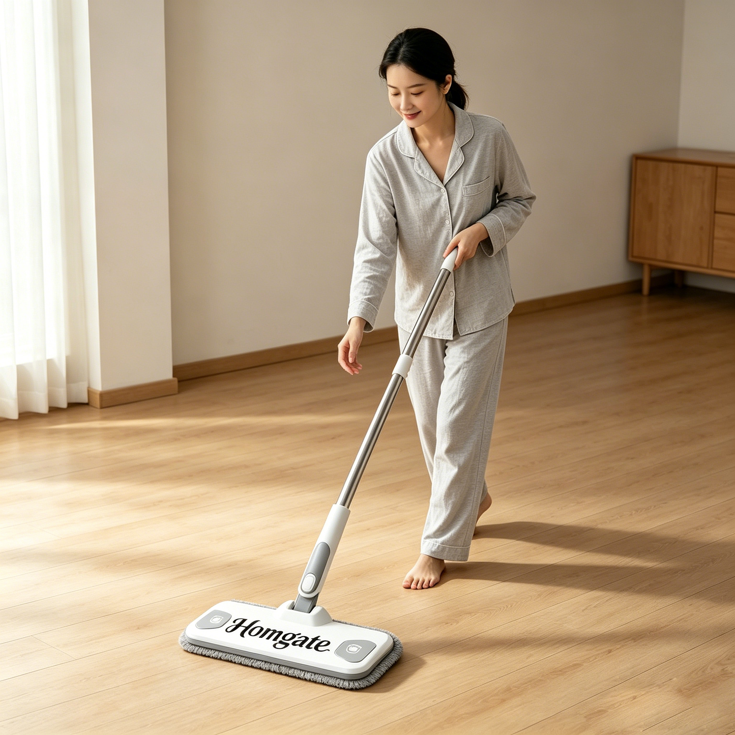 【Homgate Flat Floor Mop】—— Labor-Saving Household Floor Cleaning Helper