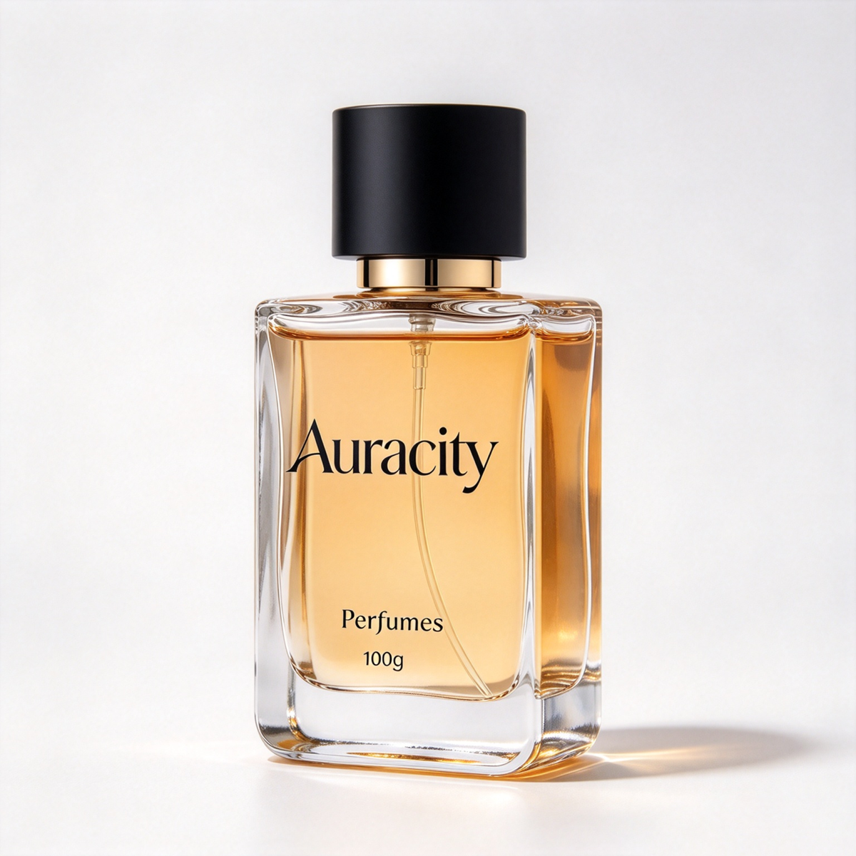 Auracity Men's Eau de Parfum, Woody Warm Long Lasting Fragrance for Men, Classic Square Glass Bottle Perfume with Gift Box
