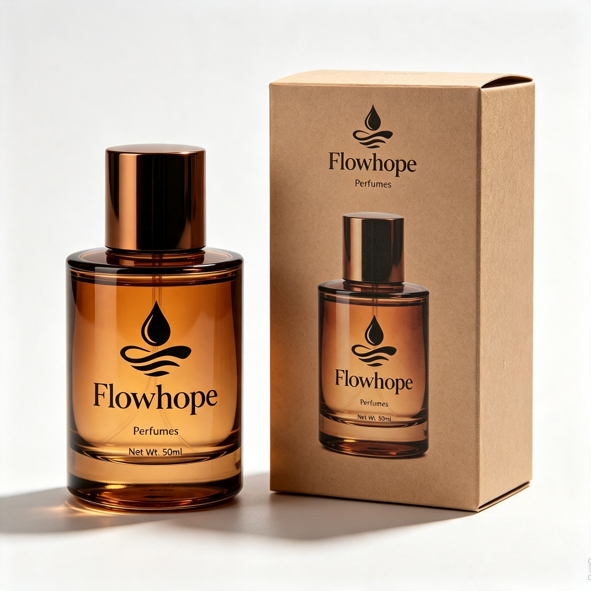 Flowhope Eau de Toilette Premium Long‑Lasting Unisex Perfume, Elegant Warm Woody Scent Fragrance for Daily Wear & Special Occasions