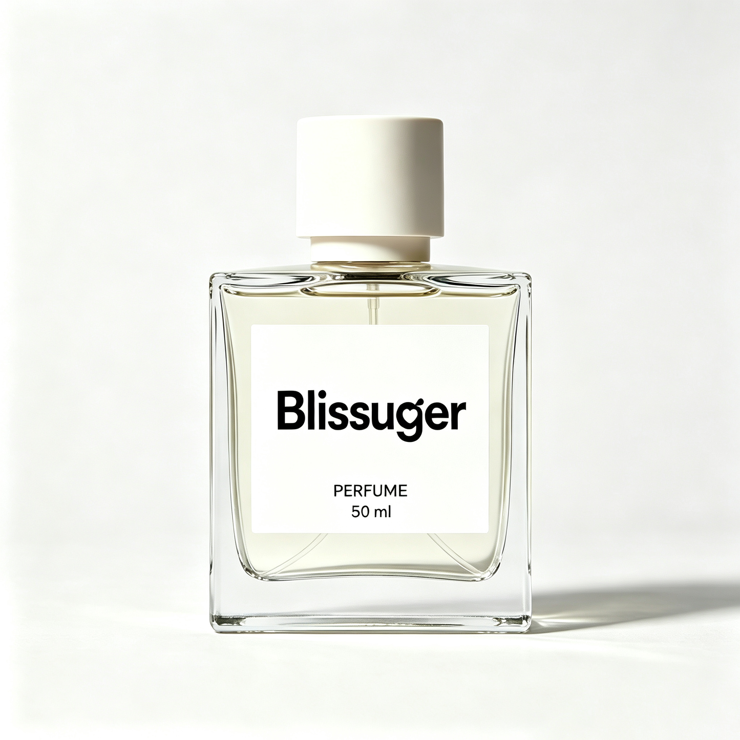 Blissuger Minimalist Square Bottle Women Perfume, Light Daily Wear Fragrance Long Lasting Subtle Scent for Office & Dating