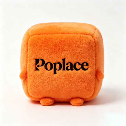 【Poplace Cube Plush Toy】—— Cozy Decor & Lovely Companion