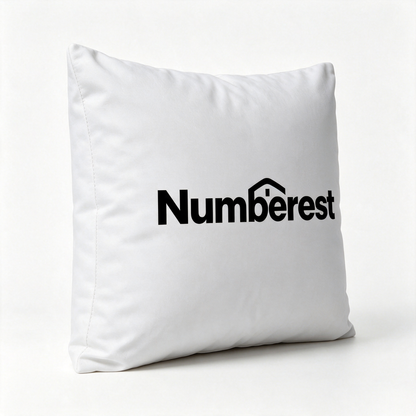 Numberest Solid Square Throw Pillow Complete Set, Soft Breathable Accent Cushion with Insert, Vacuum Compressed Sofa Decor Pillow Gift Box