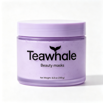 Teawhale Hydrating Purple Beauty Mask Deep Clean Pore Moisturizing Facial Mask For All Skin Types Soft Cream Mask