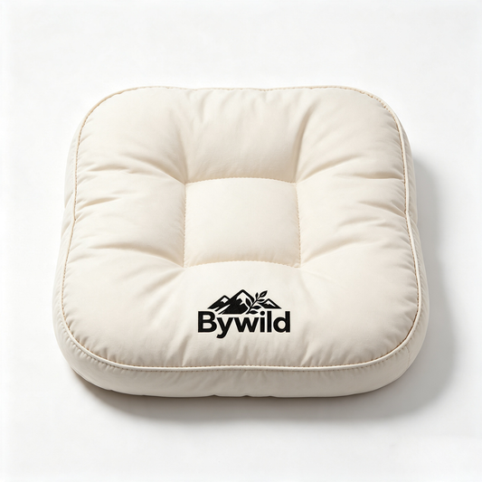 Bywild Square Thick Seat Cushion, Soft Plush Comfort Chair Pad for Office, Home, Car, Dining Chair