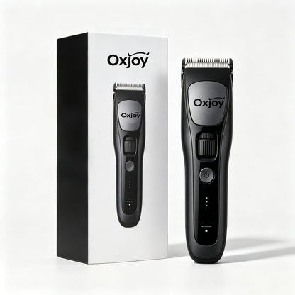 Oxjoy Professional Cordless Hair Clippers, Rechargeable Electric Hair Trimmer With Adjustable Cutting Length for Men Family Home‑Use Hair Cutting Kit