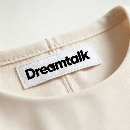 Dreamtalk Women Round Neck Short Sleeve A-Line Mini Dress, Elegant Office Work Business Casual Dress, Soft Wrinkle Resistant Flared Skirt Dress for Daily Interview Dating