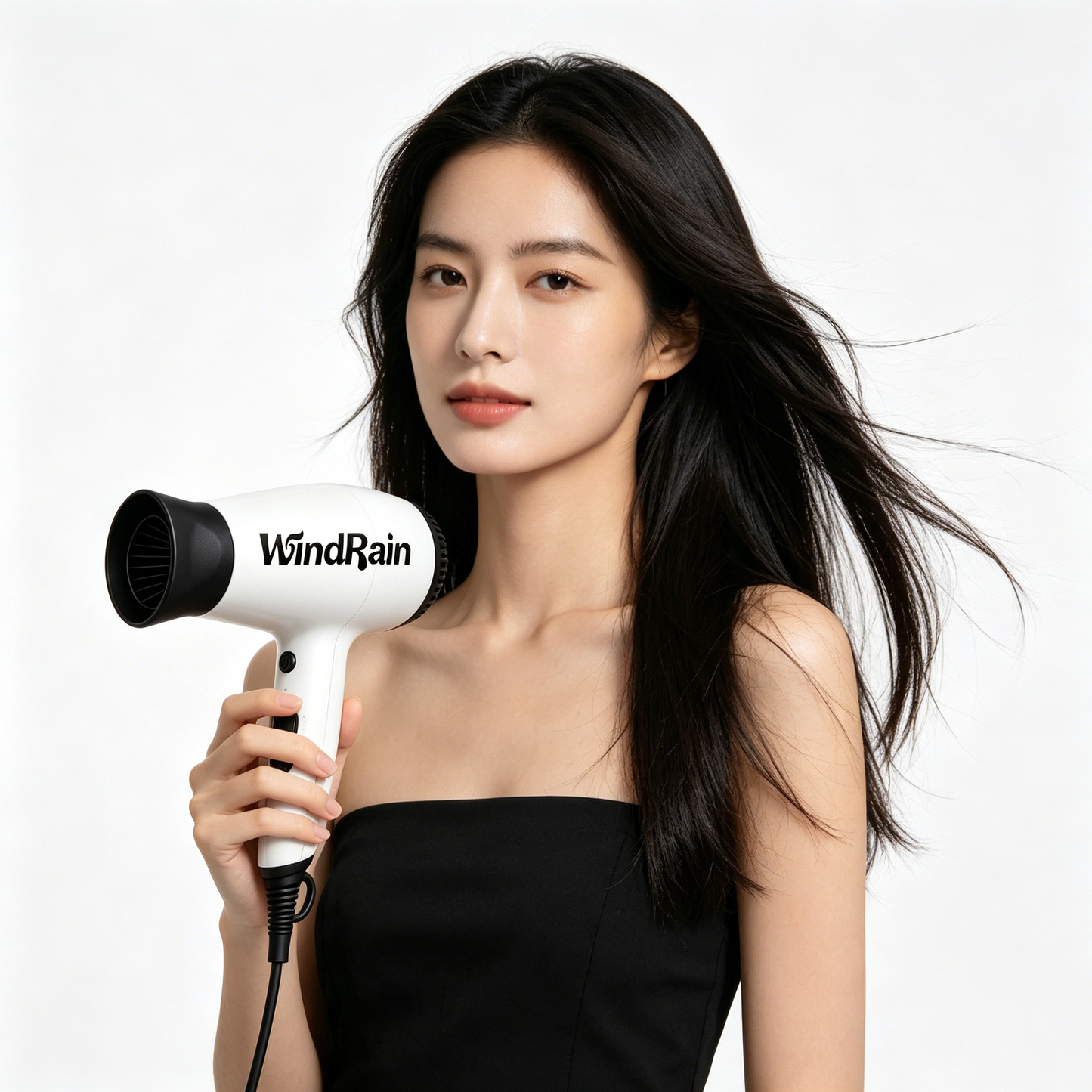 WindRain Professional Ionic Hair Dryer, Fast Drying Low Noise Blow Dryer with Multi Heat & Speed Settings, Lightweight Portable Salon Hair Blower for Home Travel Hair Styling