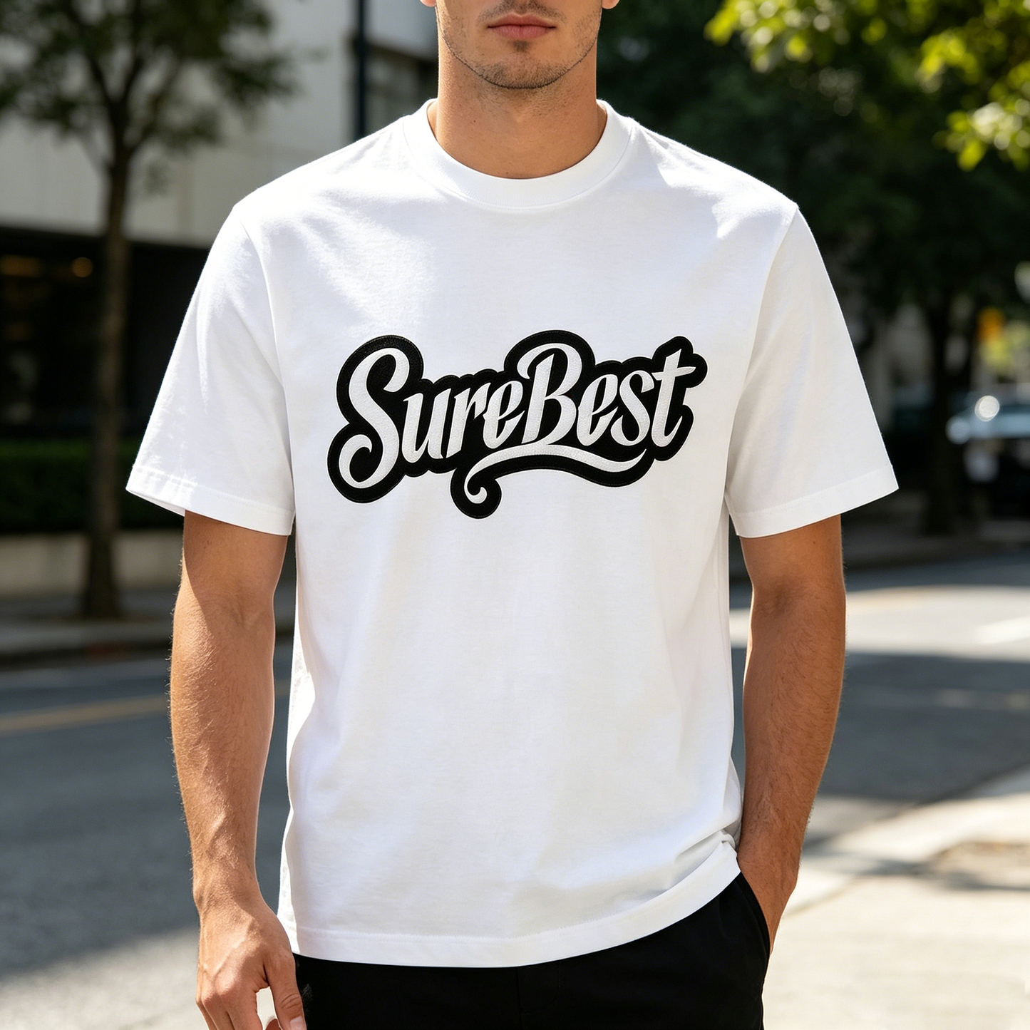 【SureBest Logo T-shirt】—— Stylish & Comfortable Everyday Essential
