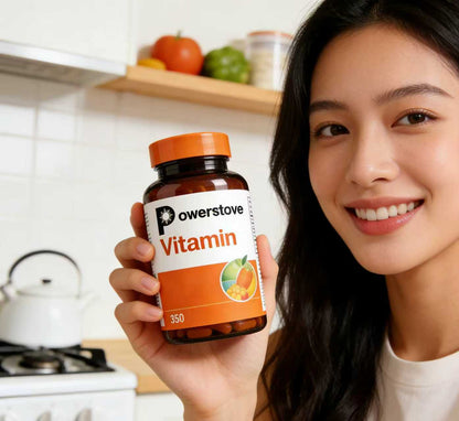 Powerstove Multivitamin Dietary Supplement, Daily Multimineral for Adults & Family, All-in-One Nutrition Support