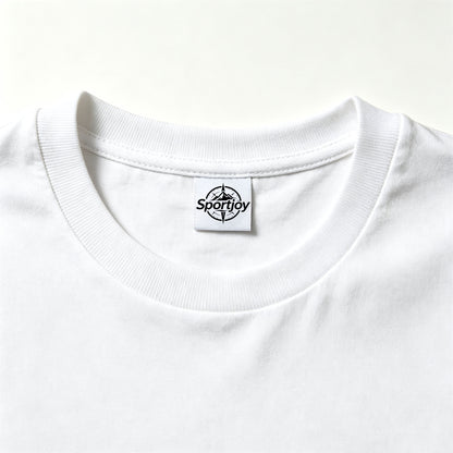 Sportjoy Unisex Short‑Sleeve Crew Neck T‑Shirt, Classic Casual Cotton Everyday Tee, Lightweight Relaxed‑Fit Top for Men and Women