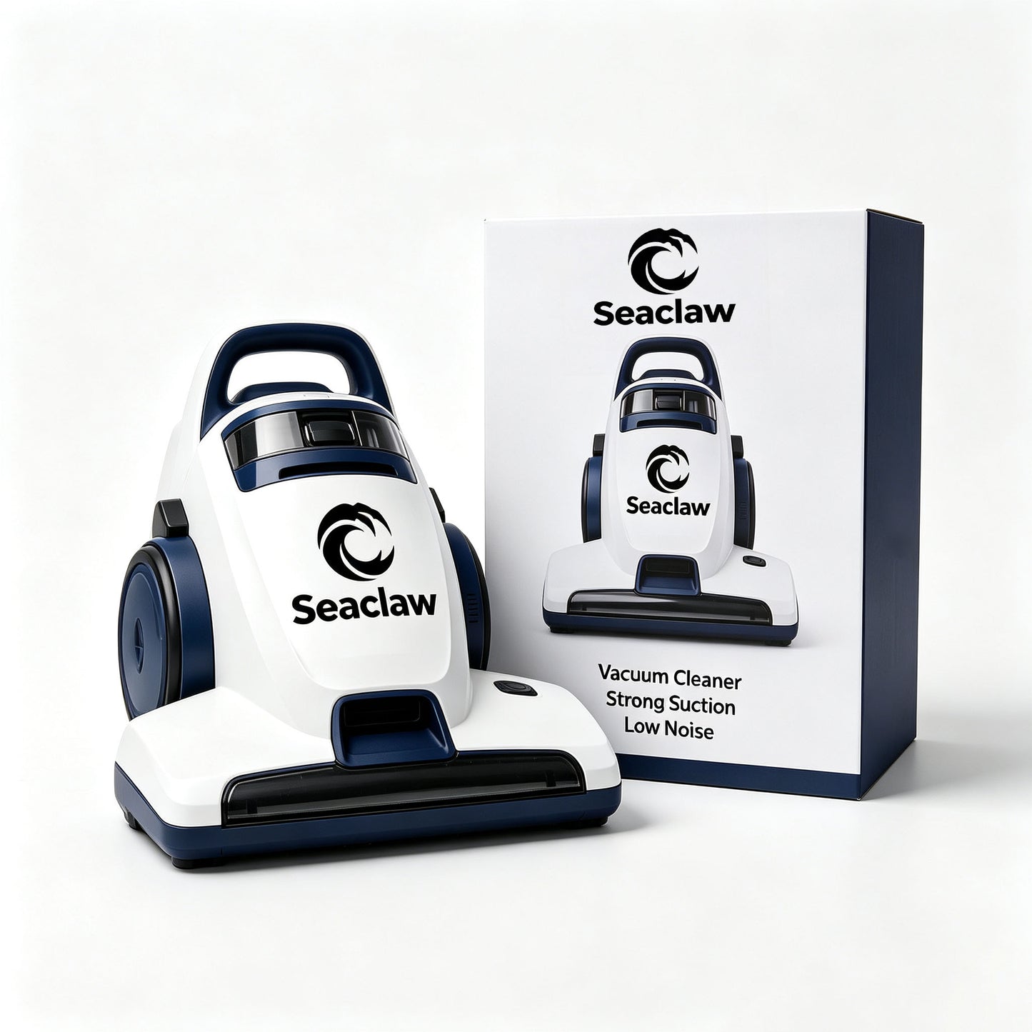 Seaclaw Corded Canister Vacuum Cleaner, Powerful Suction Low Noise Vacuum, Multi-Surface Floor Cleaner for Carpet Hardwood Home Cleaning
