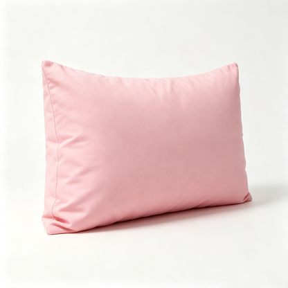 Natcity Rectangular Pink Decorative Throw Pillow, Soft Skin-Friendly Accent Cushion Insert, Comfort Plush Lumbar Pillow for Bed Sofa Couch Bedroom Home Decor