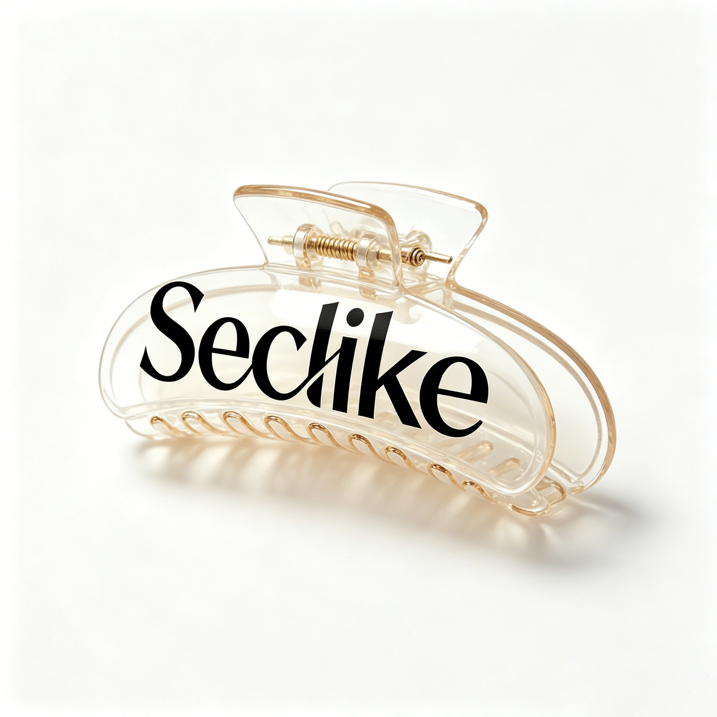 【Seclike Transparent Curved Claw Hair Clip】—— Elegant Match of Hair Styling & Minimalist Beauty