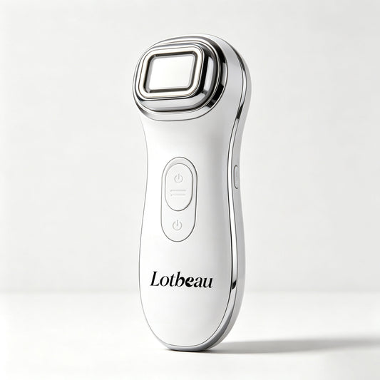 Lotbeau At-Home Facial Skin Tightening Machine, Multi-Functional Face Massage Device for Anti-Aging, Lifting, Firming, Pore Minimizing & Skin Rejuvenation, Portable Rechargeable Facial Beauty Tool for All Skin Types