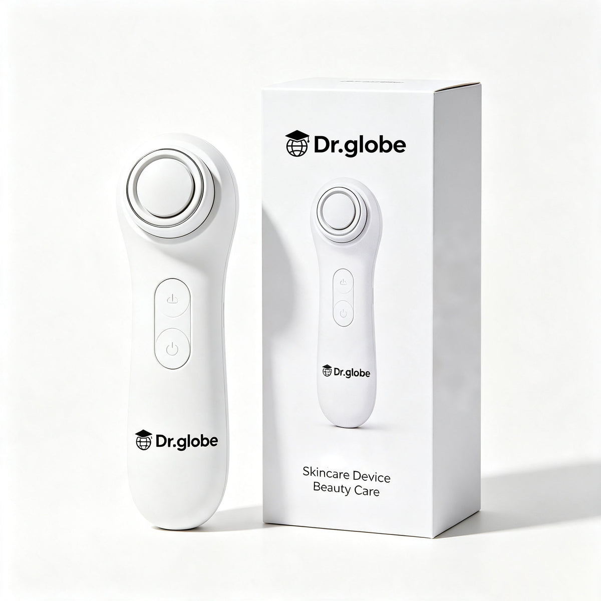 Dr.globe Multifunctional Facial Massager, Handheld Skin Care Beauty Machine for Boosting Serum Absorption, Rechargeable Home Spa Device
