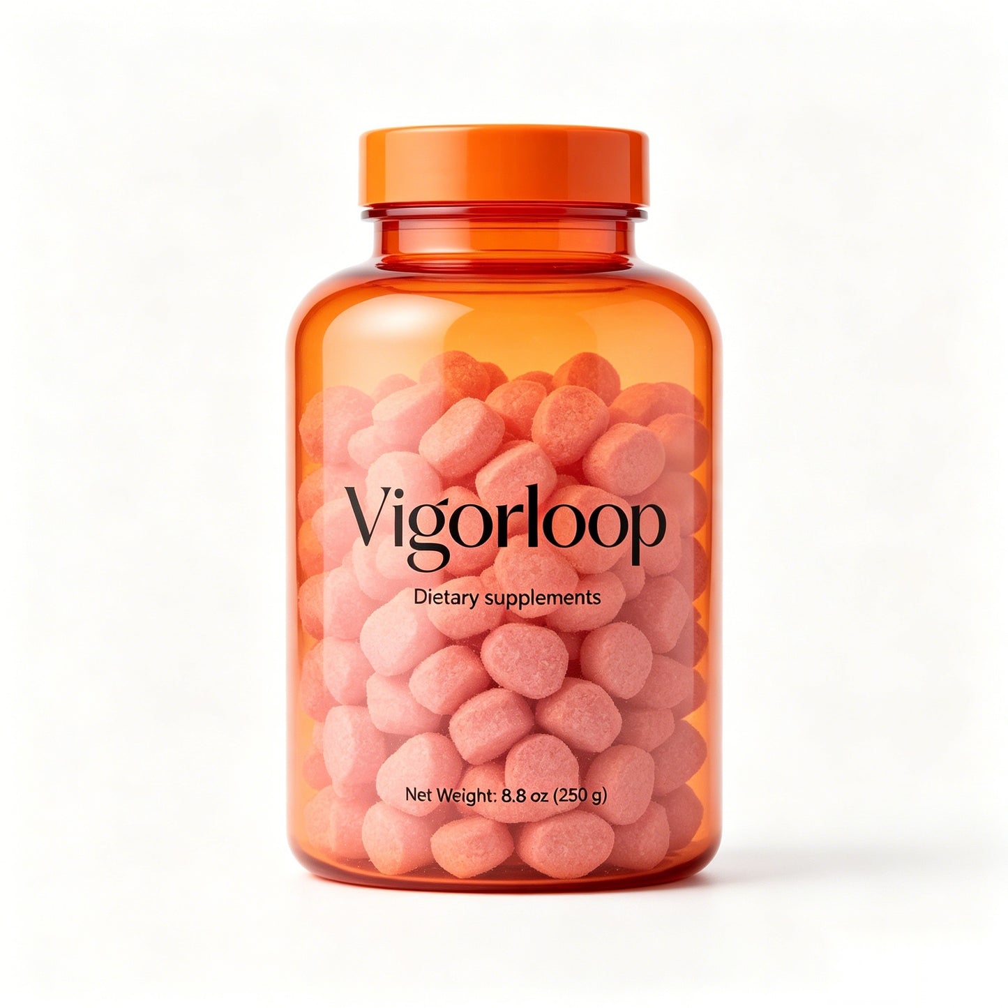 Vigorloop Daily Nutritional Chewable Dietary Supplement Tablets, Portable Split Design for Travel & Daily Wellness Support