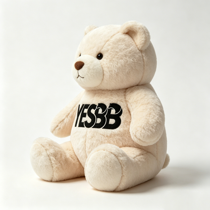 YESBB Ultra-Soft Plush Teddy Bear, Cute Stuffed Animal Toy, Soft Huggable Pillow for Kids, Adults, Gift for Birthday, Valentine's Day, Home Decor