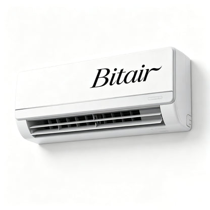 Bitair Wall Mount Split Air Conditioner, Ultra Quiet Indoor Cooling Air Conditioning Unit, Easy Installation With Complete Installation Guide, Home Wall AC for Bedroom, Apartment & Summer Comfort