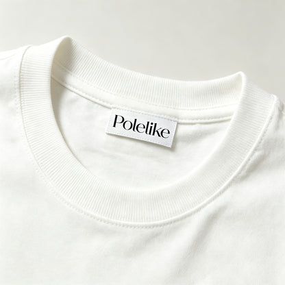 Polelike Short‑Sleeve Crew Neck T‑Shirt, Casual Classic‑Fit Everyday Tee, Soft Breathable Cotton Tops for Men & Women, Basic Summer Shirts for Daily Wear
