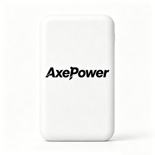 AxePower Slim Portable Charger, Pocket Mini Power Bank, Lightweight External Battery Pack, Compact Travel Backup Charger