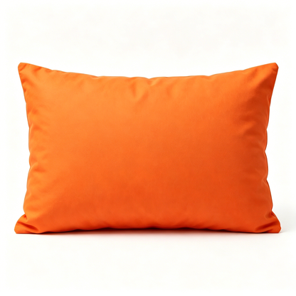 Forlive Decorative Throw Pillow, Soft & Cozy Accent Cushion for Living Room, Bedroom, Sofa, Couch, Vibrant Orange