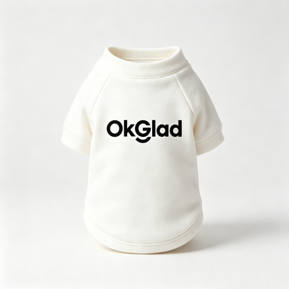 OkGlad Soft Cotton Dog T-Shirt, Breathable Stretchy Pet Short Sleeve Clothes, Lightweight Puppy Daily Outfit for Small Medium Dogs