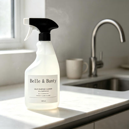 Belle & Bunty Multi Purpose Cleaner Spray, Fresh Clean Scent, 500ml All Surface Household Cleaning Spray, Multi Surface Cleaner for Kitchen, Countertops, Floors, Walls & Bathroom