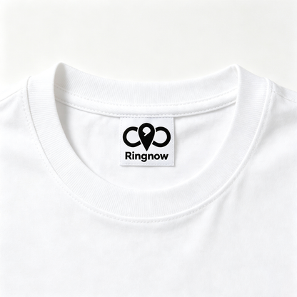 Ringnow Casual Cropped T‑Shirt, Classic Crewneck Short Sleeve Basic Crop Top
