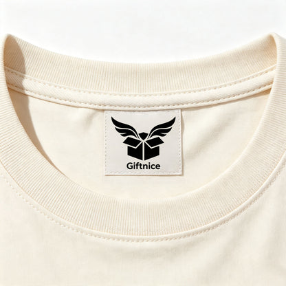 Giftnice Soft‑Fitted Basic Crew Neck T‑Shirt, Breathable Solid Cream Short Sleeve Casual Everyday Tee Unisex Adult