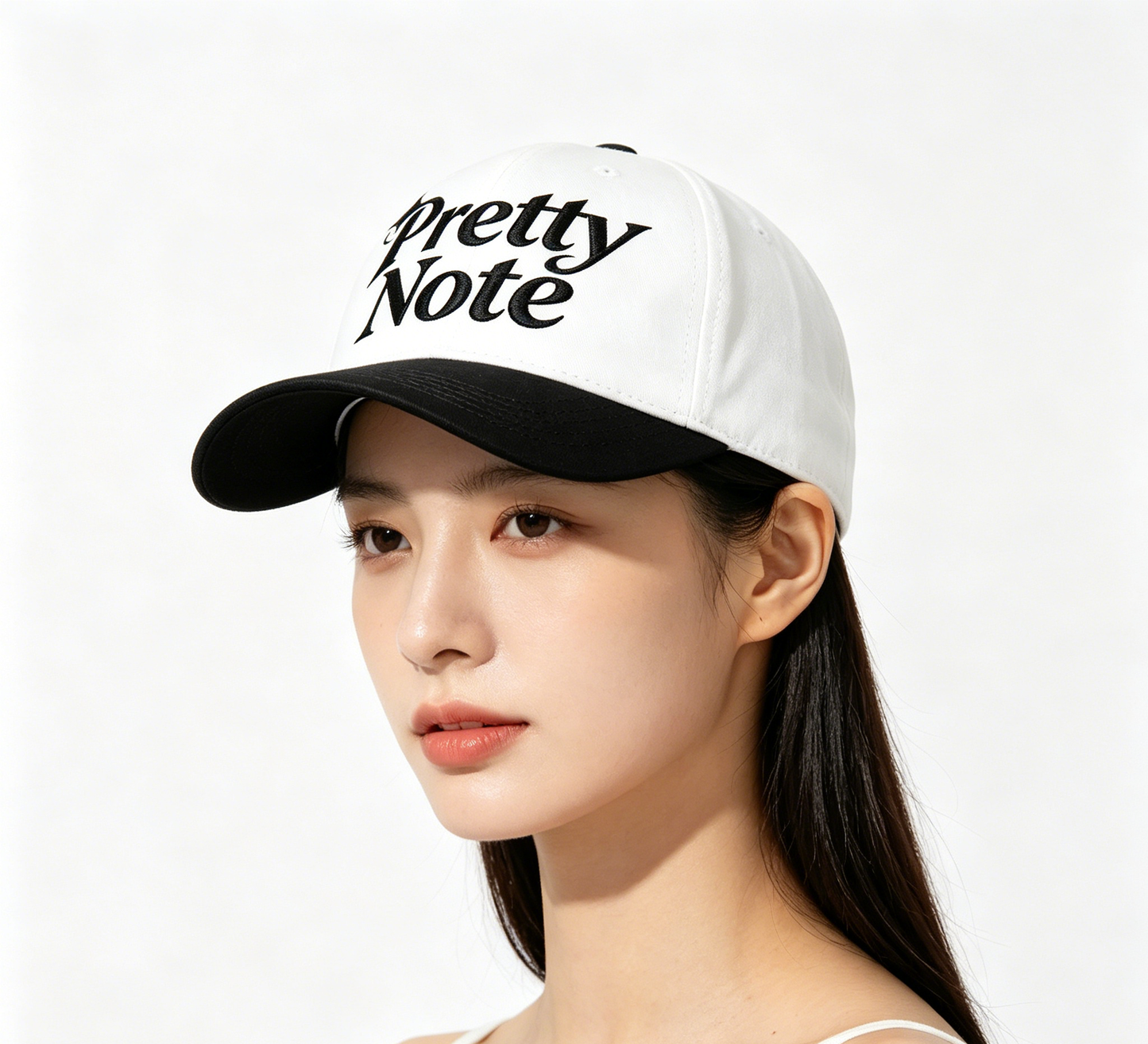 【Pretty Note Two-Tone Baseball Cap】—— Your Go-To Accessory for Style & Sun Protection