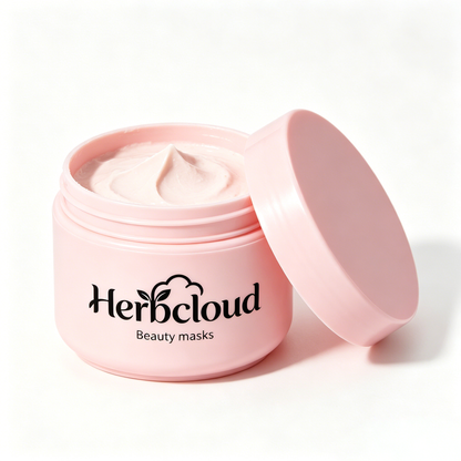 Herbcloud Hydrating Facial Beauty Mask, Deep Nourishing Moisturizing Face Mask for Dry & Dull Skin, Soothing Skincare Mask for All Skin Types