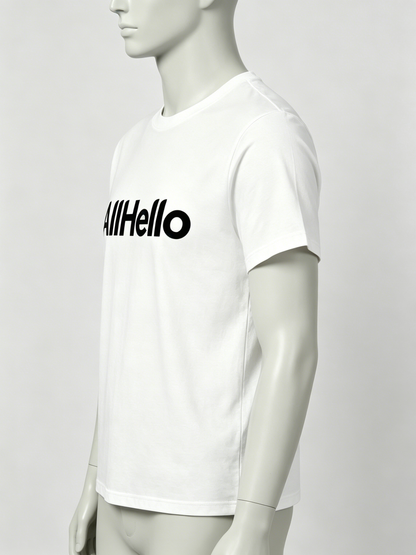 【AllHello Classic Logo T-shirt】—— Your Go-To for Everyday Comfort & Style